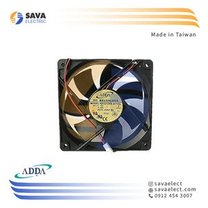 فن تابلویی 120*120 بلبرینگی 12VDC آدا تایوان