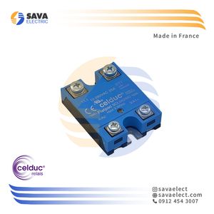 رله الکترونیکی (SSR) تک فاز تخت 25 آمپر SOL942460 سلدوک فرانسه