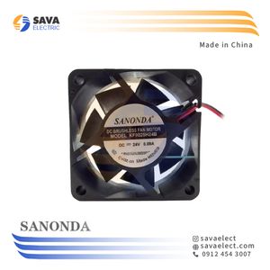 فن تابلویی 92*92 بوشی دو سیم 24 ولت KF9025H24B سانوندا چین