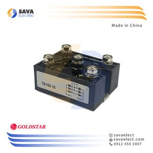 پل دیود سه فاز 100 آمپر 1600 ولت TB100-16 گلداستار چین