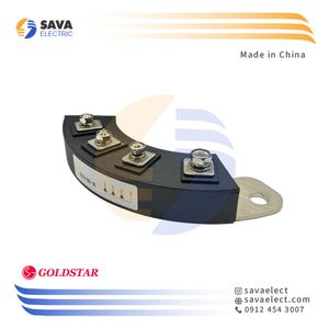 پل دیود نعلی سه فاز 100 آمپر 1600 ولت MXG100-16 گلداستار چین