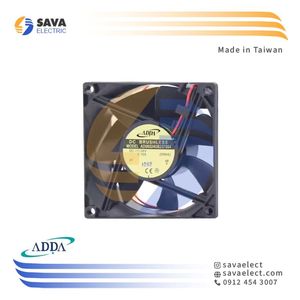 فن تابلویی 80*80 بلبرینگی 24VDC آدا تایوان