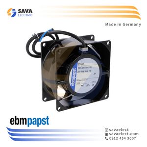 فن تابلویی بلبرینگی 80*80 تکفاز 230 ولت 8556N ای بی ام پاپست آلمان