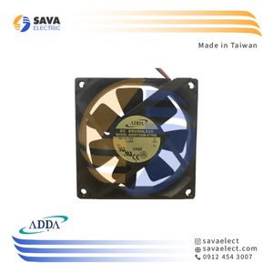 فن 80*80 بلبرینگی 12VDC آدا تایوان