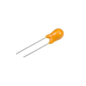 خازن تانتالیوم یک میکروفاراد – Tantalum Capacitor 1uF 50V 20% Radial