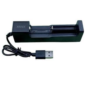 شارژر باتری لیتیوم یون 3.7 ولت تکی با قابلیت قطع خودکار USB