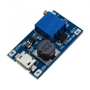 ماژول افزاینده DC-DC با ورودی Micro USB چیپ MT3608