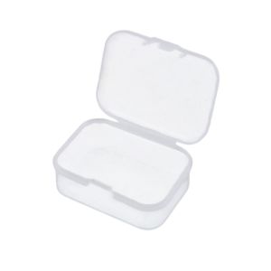 جعبه قطعات 55x40x20 میلی متر شفاف