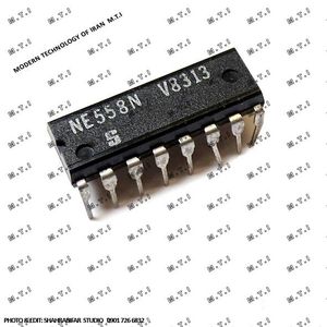 آی سی لینیر NE558N  / SIGNETICS MALAYSIA