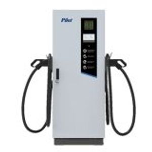 شارژر استند DC خودرو برقی 120 کیلوواتی هوشمند INERGO دارای 2 گان و دارای نمایشگر و قابلیت تنظیم جریان ورودی