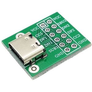 برد تبدیل کانکتور USB Type-C به DIP مدل 12 پین