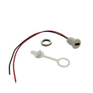 کانکتور USB Type-C مادگی دوسیم گرد روپنلی مهره‌خور ضدآب