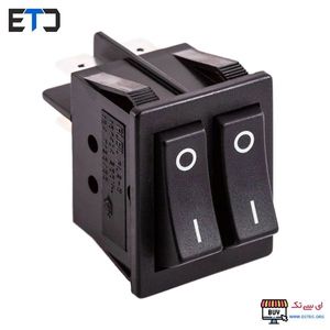 کلید راکر 4 پایه دوبل دو حالت