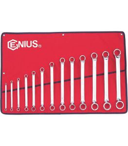 ست آچار 13 عددی دو سر رینگ 6تا32 جنیوس GENIUS مدل DE-713M