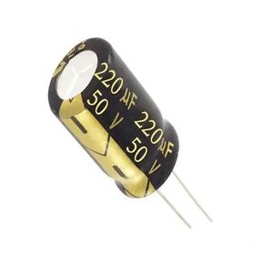 خازن الکترولیتی 220 میکرو فاراد 50 ولت 220uF/50V