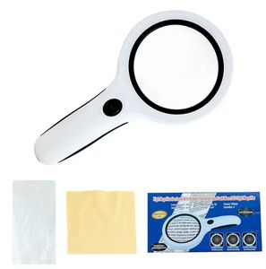 ذره بین 5Xمدل 95090b(RD) با قطر 9 سانت با18 عدد LED