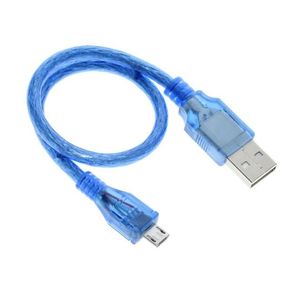 کابل تبدیل USB نری به میکرو USB شیلددار 30cm