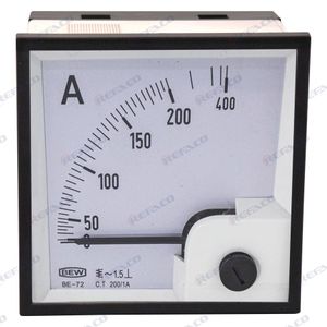 آمپرمتر آنالوگ BEW Analog Ampere Meter BE72 200/1A BE72-AC-200/1A