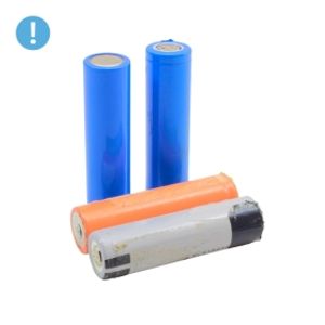 باتری لیتیوم یون کارکرده 3.7v سایز 18650 سرتخت 1500mAh ضریب جریان 10C