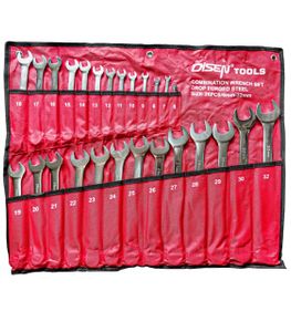 ست آچار 26 عددی یک سر تخت و یکسر رینگی 6 تا 32 دیزین تولز DISEN TOOLS مدل 32