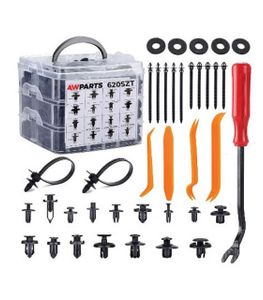 کیت انواع خار پلاستیکی 655 عددی + خارکش الکاتولز LKTOOLS مدل Z9485