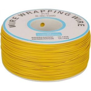 سیم وایرپ WRAPPING حلقه ای زرد کد B-30-1000