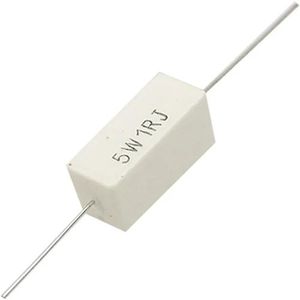 مقاومت آجری 1 اهم 5 وات