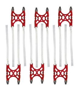 زنجیر چرخ ویژه تایرپهن آفرود کمری ژله‌ای6 عدد دندانه فلزی با کیف