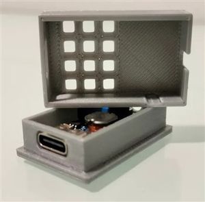 قاب  ماژول افزاینده MT3608 با سوکت TYPE-C  باکسی