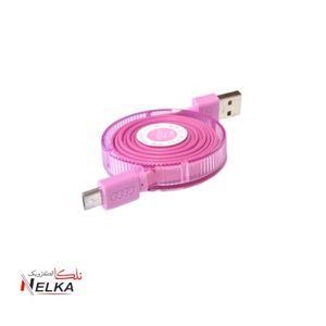 کابل شارژر جمع شو نده میکرو USB با  اندازه * L1.0m