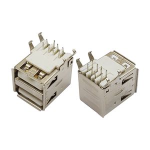 کانکتور USB مادگی دوبل نود درجه کد 4030