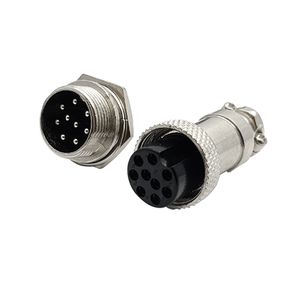 کانکتور نظامی GX16 فلزی 9 پین