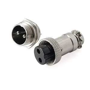 کانکتور نظامی GX16 فلزی 2 پین