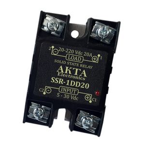 رله الکترونیکی (SSR) خروجی 20 آمپر DC آکتا (DC-DC)