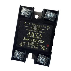 رله الکترونیکی (SSR) تکفاز 25 آمپر DC-AC آکتا