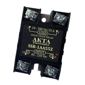 رله الکترونیکی (SSR) تکفاز 55 آمپر AC-AC آکتا