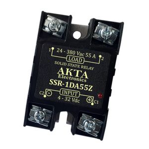 رله الکترونیکی (SSR) تکفاز 55 آمپر DC-AC آکتا