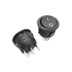 کلید راکر گرد 3 پایه 2 حالت KCD1-101