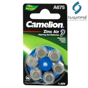 باتری سمعکی Camelion A675 بسته 6 عددی