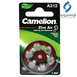 باتری سمعکی Camelion A312 بسته 6 عددی