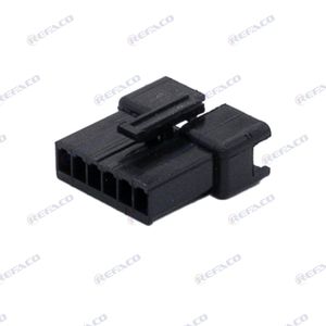 کانکتور بین راهی مشکی 6 پین  ماده REFACO CONNECTOR SM 6PIN 2.5mm FEMALE SM 6Y 2/5mm FEMALE