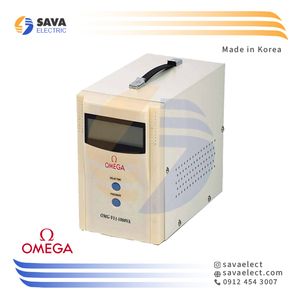 استابلایزر تک فاز سروو موتوری 1KVA عمودی OMG-V11-1K امگا کره