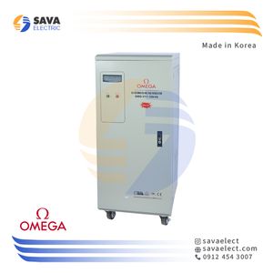 استابلایزر تک فاز سروو موتوری 30KVA عمودی OMG-V11-30K امگا کره