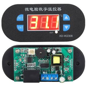 ترموستات پنلی XD-W2308 220V AC سگمنت قرمز