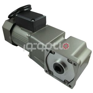 موتور گیربکس سه فاز 0.75 کیلو وات - 1 اسب 46 دور بر دقیقه، گیربکس 90 درجه نسبت 30، ساخت تایلی چین