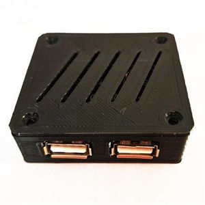 قاب  ماژول شارژر فست QC3 دو پورت باکسی