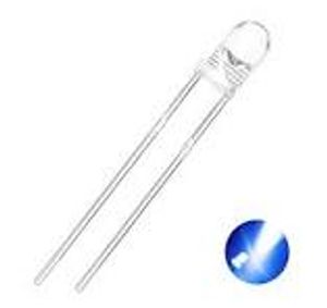LED 3MM BLUE شفاف