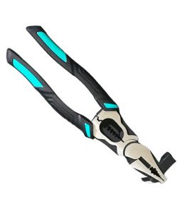 انبر دست فوق صنعتی سایز 9 اینچ پیچ بر ،سیم لخت و پرس سرسیم مکسین MAXIN مدل UOP9