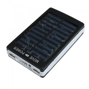 کیت پاور بانک خورشیدی دارای دو خروجی 5V USB و پنل LED