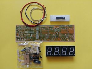 کیت ساعت دیجیتالی 1 با 7Seg آبی رنگ سایز 2X2.8